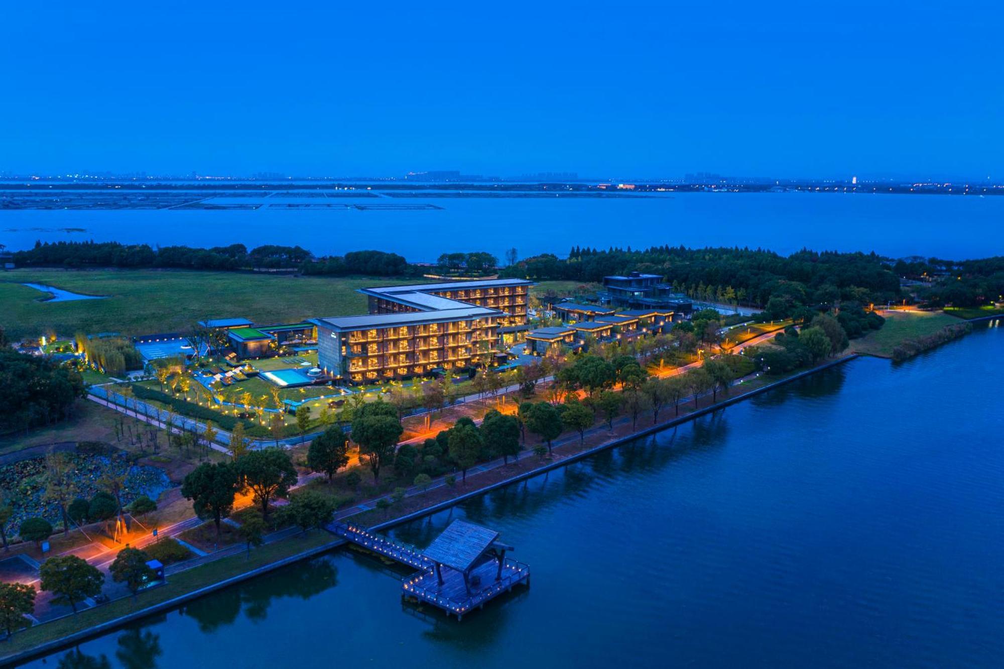 Hotel Indigo Suzhou Yangcheng Lake By Ihg ภายนอก รูปภาพ